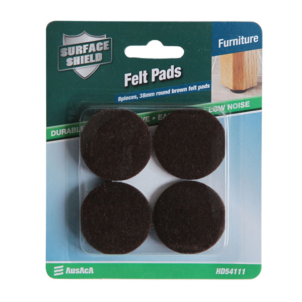 Felt Foot Pads Kaki Perabot
