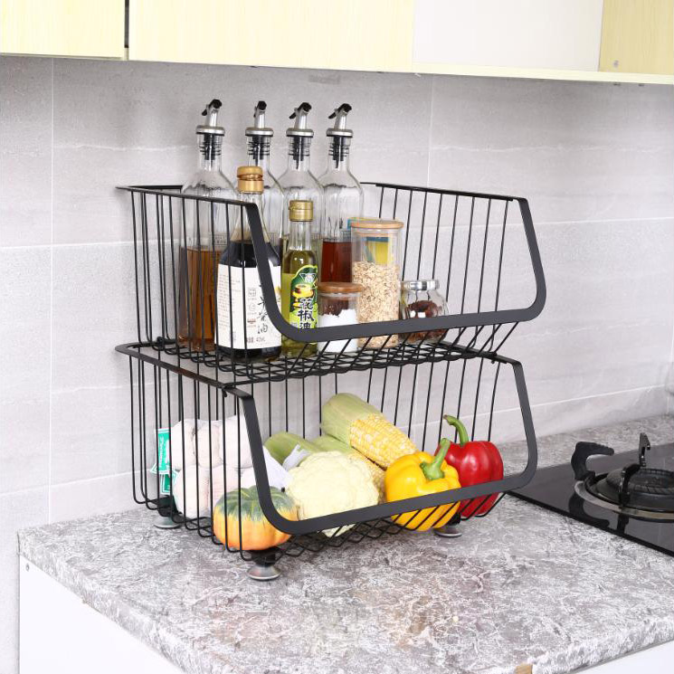 Bakul keluli tahan karat storan pelbagai fungsi dapur