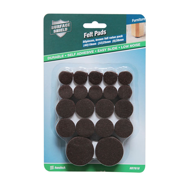 Perabot Pad Kaki Felt Pelekat sendiri
